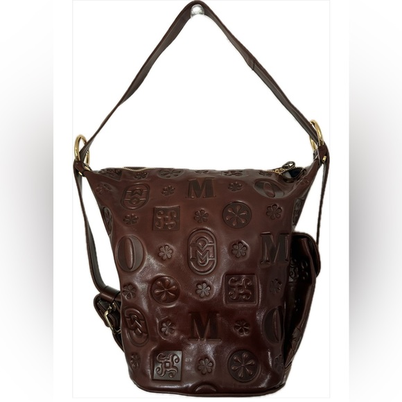 NWOT 💖 Marino Orlandi Leather Backpack - Picture 5 of 11